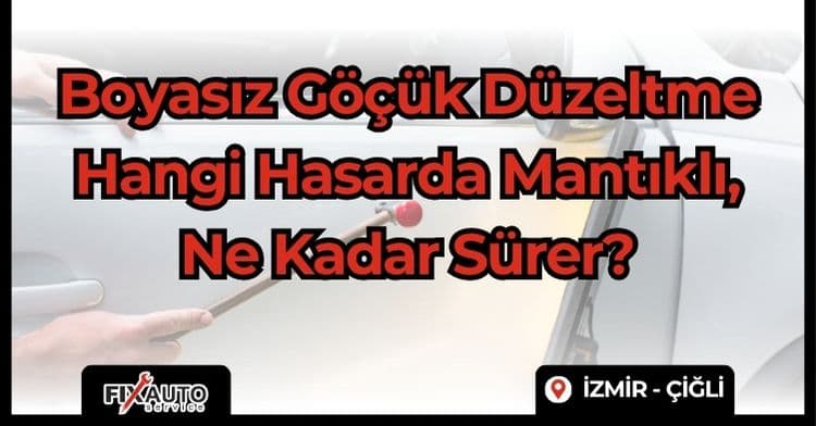 Boyasız Göçük Düzletme Hangi Hasarda Mantıklı ?