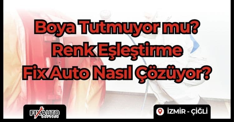 Oto Boya Rengi Nasıl Tutturulur ?