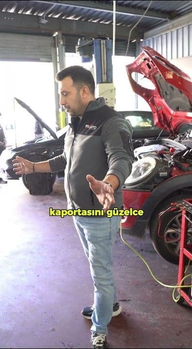 Park halindeyken bir kamyon çarptı…